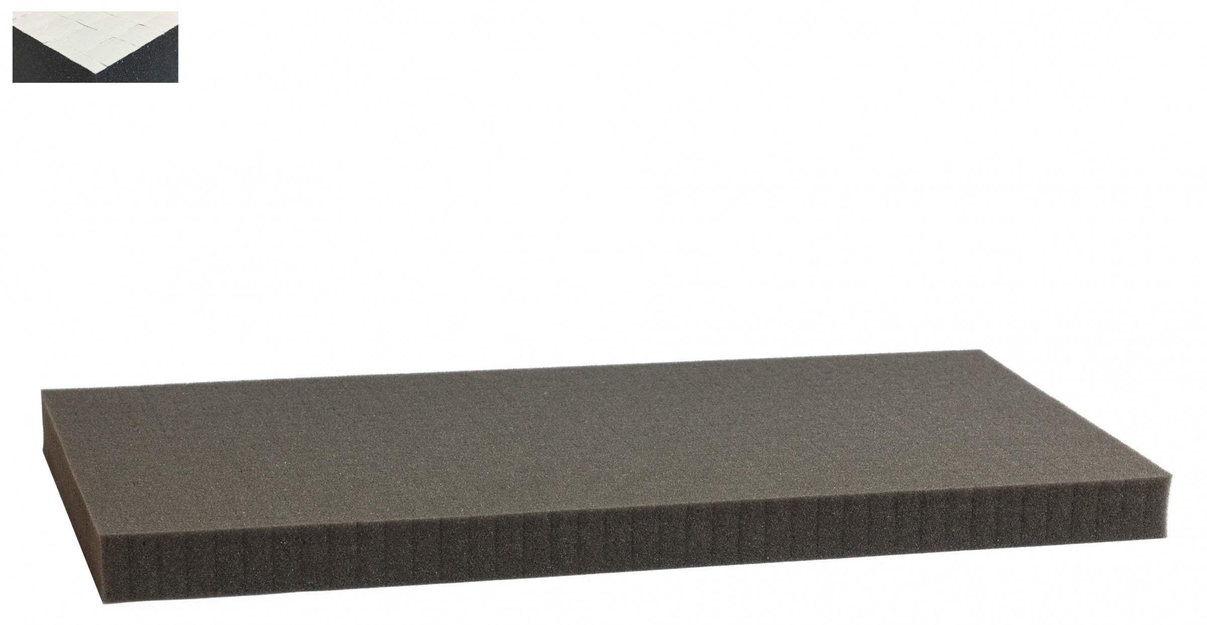 1000 mm x 500 mm x 30 mm Rasterschaumstoff Würfelschaum selbstklebend - Rasterweite 15 mm